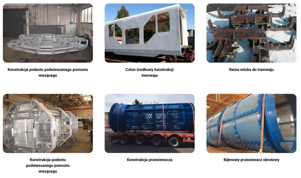 konstrukcje stalowe przyklady sag